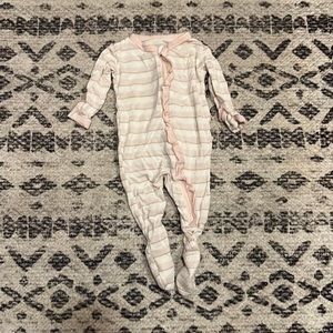 0-3 Kickee Pants Zip Footie